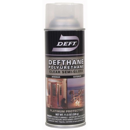 DEFT . 11.5 Oz Clear Semi Gloss Defthane Polyurethane Aerosol Spray DE310239